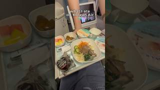 What I Ate on Korean Air 🩵