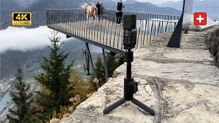 AMAZING VIEWS OF INTERLAKEN FROM HARDER KULM, Being defeated by Fondue (4K)