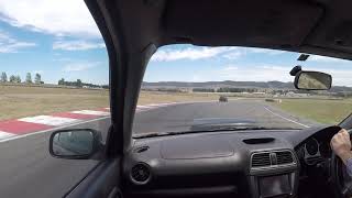 Wakefield Park in a stock 2003 Subaru WRX STi (1.12)