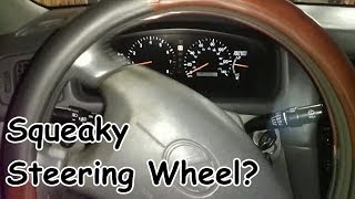 How To Fix a Squeaky Steering Wheel (Toyota & Lexus Steering Column Boot)