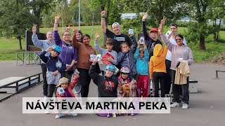 Návštěva Martina Peka | Dětský domov Krásná Lípa