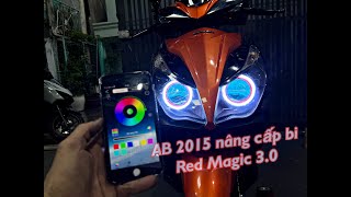 Air Blade 2013-2015 nâng cấp bi cầu Red Magic 3.0 , ngon trong tầm giá !!!