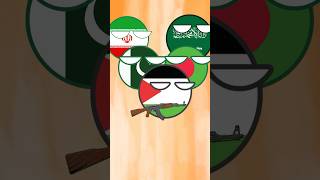 Palestine vs Israel #countryballs #flag #palestine#bangladesh #viral