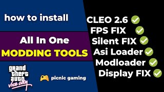 How to install Modding Tools for GTA VC | Install Cleo Essentials in GTA VC | Modloader fix GTA VC