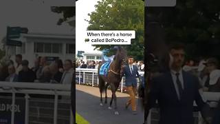 When the audio just makes sense 💯 #horse #epsomderby