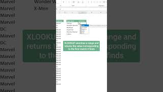 Learn to use XLOOKUP in seconds! #excel #exceltips #xlookup #vlookup