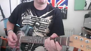 plastic surgery adam and the ants how to play on guitar