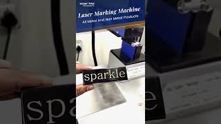 Laser Marking Machine For All Metal Product | Fiber Laser Marking Machine | Sparkle Laser Marker