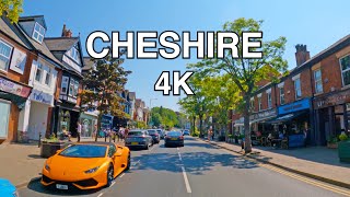 Holmes Chapel to Alderley Edge | Cheshire | Drive | 4K