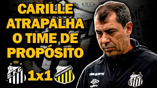 FORA CARILLE! SOME DO SANTOS E NÃO VOLTE NUNCA MAIS!!! Santos 1x1 Novorizontino