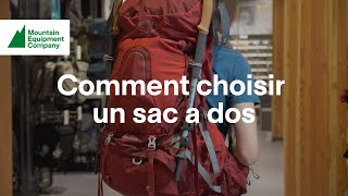 MEC : Choisir un sac à dos