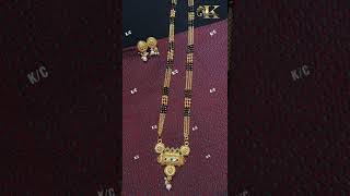 Long fancy Mangalsutra Jewellery Designs for women's