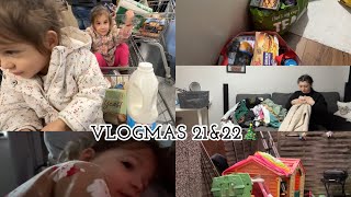 VLOGMAS 21&22🎄| Ni s a rupt gardul de la furtuna | Merg la cumparaturi pentru Craciun ✨