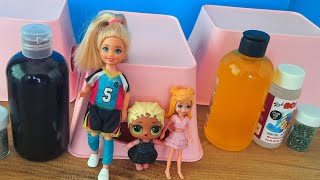 Seçtiğin Kutudan Çıkanlarla Slime Yap Barbie Polly Pocket Lol Surprise