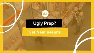 26 gaylords/50,000 items prepped within 24 hours | Ugly prep? Get neat results with MyFBAPrep