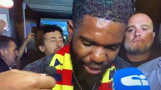 Samuel Umtiti got emotional after getting love from Lecce fans 🥺