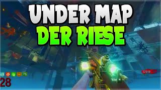 Black Ops Zombies - DER RIESE ZOMBIE GLITCH - FULLY UNDER-MAP (Black Ops Glitches)