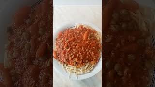 😋 SPAGHETTI WITH DELICIOUS 😋 HOMEMADE BOLOGNESE VEGETABLES SAUCE 😋 EVERYONE WILL ASK FOR MORE 🙏🥰😋👍