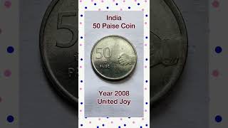 India 50 Paise Coin (2008) | Indian Currency || United Joy