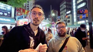 La nuit dans les rues d'Asakusa