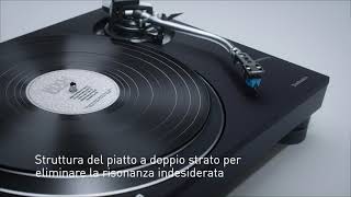 Technics  SL-100C: rotazione stabile e precisione elevata