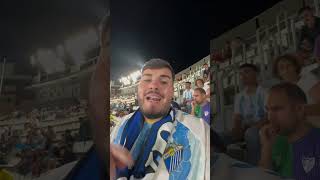 Las banderas de los equipos de segunda en el estadio del Tenerife #badcharly #malaga #tenerife