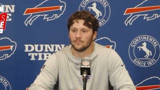 Josh Allen on how things are with him and Diggs