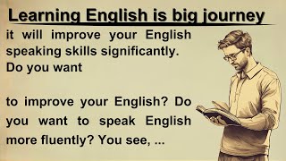 Learn English through stories || learning English is big journey || improve your speaking