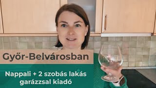 Győr-Belvárosban nappali + 2 szobás téglalakás garázzsal kiadó