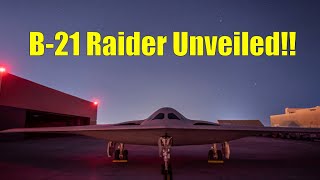 NEXT GENERATION STEALTH BOMBER UNVEILED! - Northrop Grumman B-21 Raider