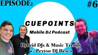 CuePoints Mobile DJ Podcast Ep. 6 (Hybrid DJs and Music Trends w/ DJ Resco)