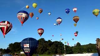 Balloons take to the sky at Bristol International Balloon Fiesta