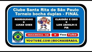 RODRIGO /LUCAS GOES X CLAUDIÃO E CAIO - FINAL / TORNEIO  DUPLAS CLUBE SANTA RITA SP - 2024