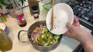 Ensalada Griega para esta calor 🔥