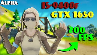 i5 9400f & GTX 1650 in Fortnite Season 5 Chapter 2 | Alpha Mode All Settings