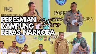 POLRESTA SERKOT- PERESMIAN KAMPUNG BEBAS NARKOBA DI KOTA SERANG