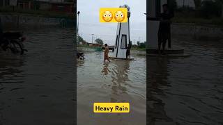 Heavy 🌧 in Pakistan Mirpurkhas City #Rain #Shorts #hariramvlogs