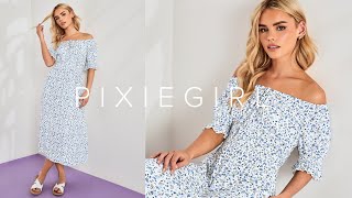 Petite Midi Dress | Floral Midi Dress | PixieGirl