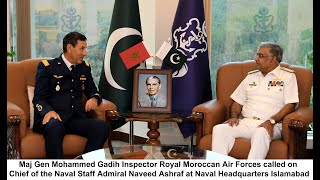 INSPECTOR MOROCCAN AIR FORCE CALLED ON CHIEF OF THE NAVAL STAFF AT NAVAL HEADQUARTERS