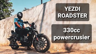 Yezdi Roadster ride-review. "power-cruiser in 334cc."