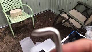 Outsunny 11’ by 9’ Steel Outdoor Garden Shed Video 33