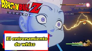 DRAGON BALL Z  KAKAROT: Son Goku entrenando con Whiss en Dragon Ball kakarot - WHISS TRAINING