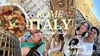 OUR FIRST TIME GOING TO ITALY! Food recs, things to do, & trying Mcdonalds!!! (WORST MCDONALDS EVER)