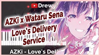 How to Play AZKi x Wataru Sena 恋の宅配便 Love's Delivery Service Piano Tutorial