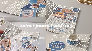 a chill night vlog ー starting an anime journal + luffy spread💌🍧 (watch in hd:3)