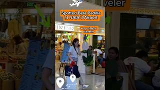 Bela Padilla Spotted at NAIA 3 Airport #shorts #belapadilla #viralvideo