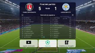 Charlton Athletic v Leicester, Jornada 5, Temporada 65-66, PES 2021 nivel leyenda