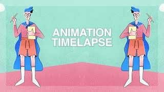 Photoshop Animation (From How to Animate in Photoshop) | Timelapse