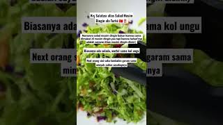 Salad Musim Dingin ala Turki🇹🇷‼️Bikinya super gampang dan sehat⁉️ #shortvideos #facts #fypシ