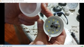 Reparar foco led SIN PUNTO NEGRO, a pedido de los comentarios del video anterior, con papel aluminio